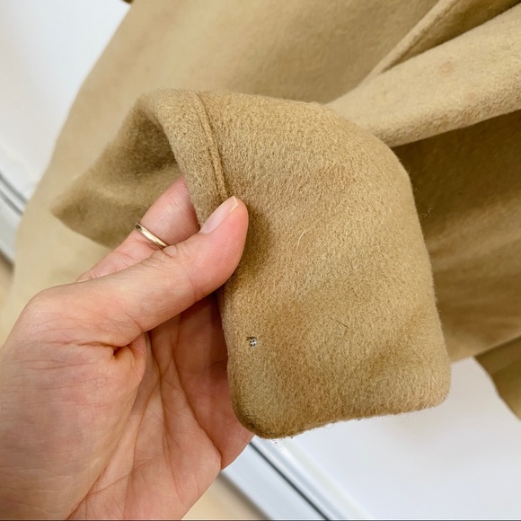 Banana Republic Wool & Cashmere Coat w/Shearling Collar - Picture 5 of 11